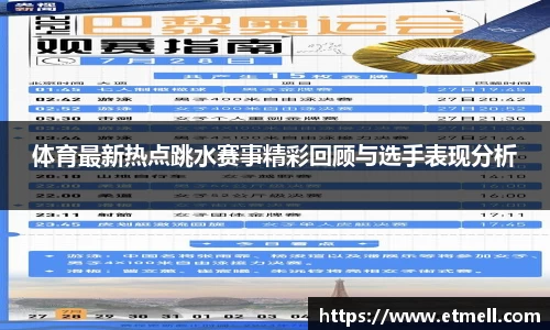 体育最新热点跳水赛事精彩回顾与选手表现分析